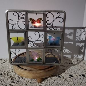 Butterfly candle holder